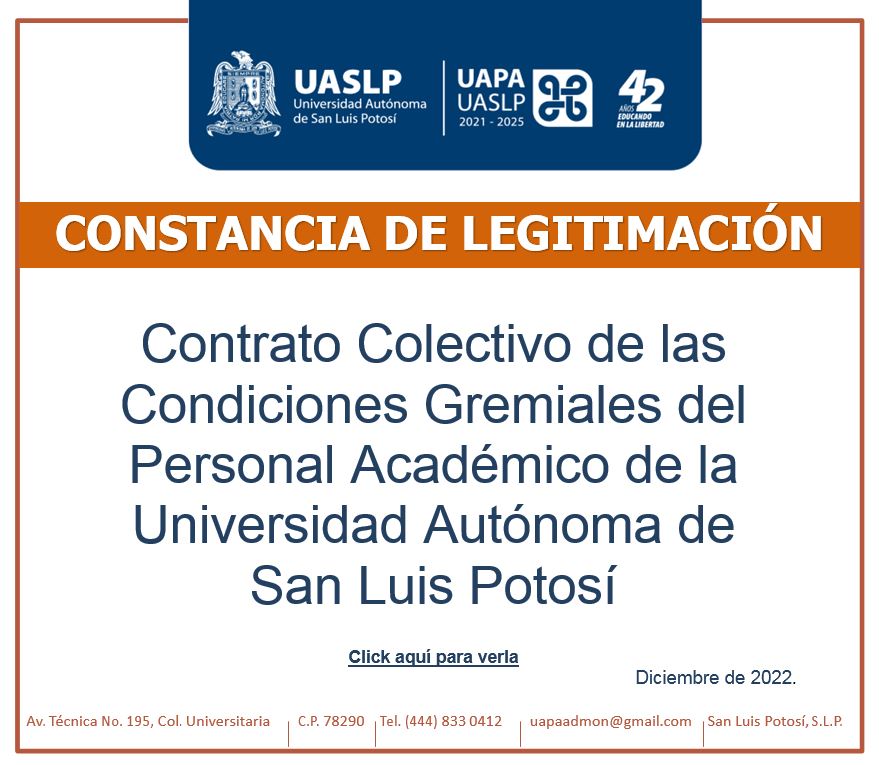 Constancia de legislación 